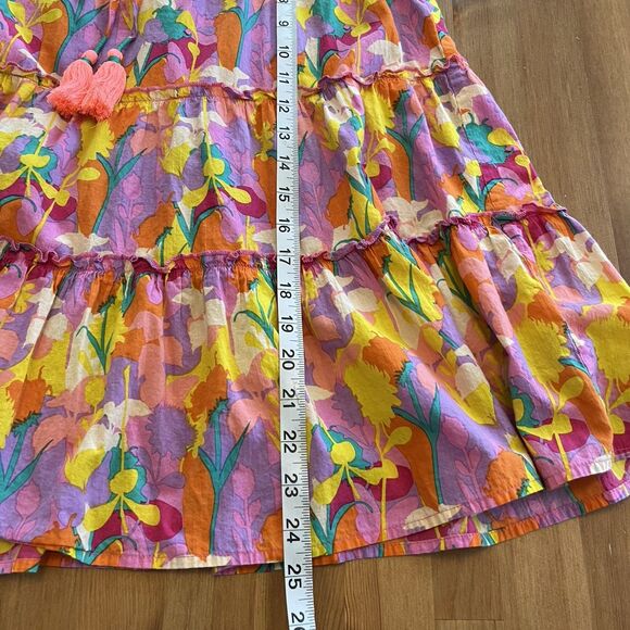 Ivy Jane Women's Top Size Sm Running Stitched Top Boho Colorful Embroidered Cute - Picture 9 of 9